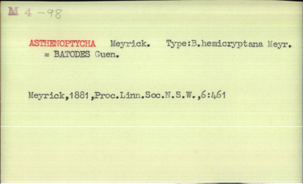 front of card